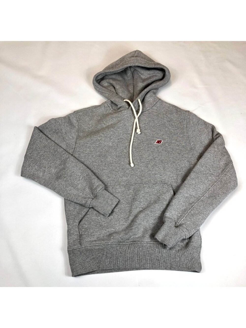 New Balance Made in USA Heritage Gray Hoodie Sweatshirt Size XS